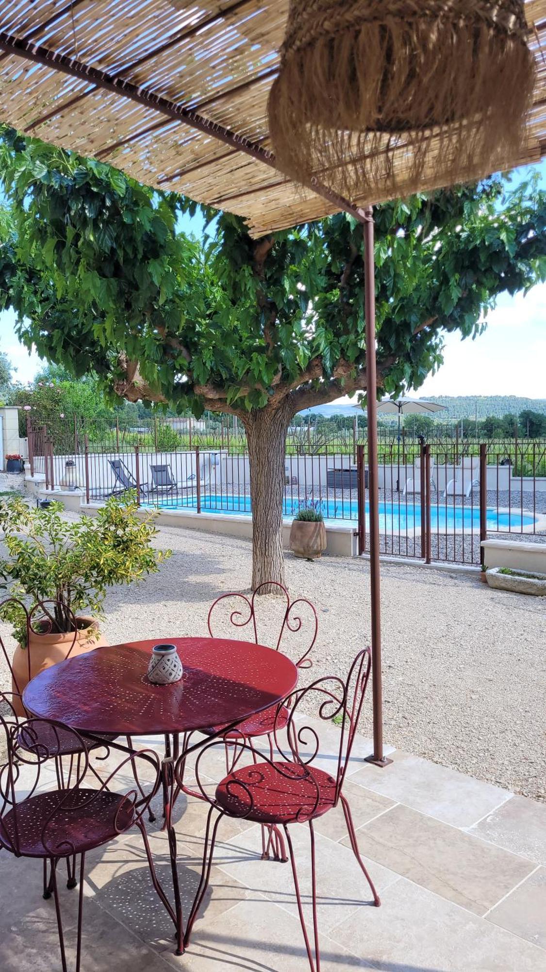 La Genestiere Au Milieu Des Vignes, Piscine Partagee Apartment Mazan